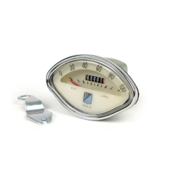 Contachilometri scala 100km/h tipo originale per Vespa 180 VSC "SS", 150 VBA/VBB/VSB1"GS"/GL/GT/VS5 "GS"