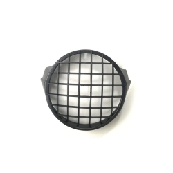 Parasassi fanale anteriore in plastica nera per Vespa PX 125-150-200 Ø 170mm