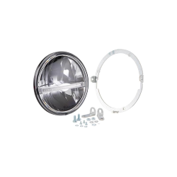 Fanale anteriore led per Vespa PX, Ø 143 mm, 12V DC