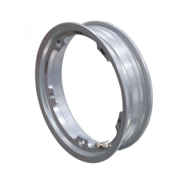 Cerchio tubeless in lega canale 2.10x10" grigio per Vespa PX - 50 - Primavera - ET3 (Valvola e dadi inclusi)