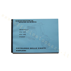 Catalogue des pièces Vespa PX125, PX150, P200E