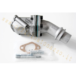 Collecteur d'admission Polini lamellaire 24 mm, raccord à 2 trous, embout rigide pour Vespa 50 - Primavera - ET3