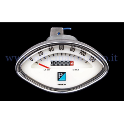 Contachilometri scala 120km/h corda grossa per Vespa 180 VSC "SS", 150 VBA/VBB/VSB1"GS"/GL/GT/VS5 "GS"