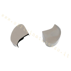 Cubierta del selector en acero inoxidable pulido para Vespa con faro bajo y estrujo de 1953 a 1957