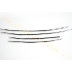 Frises de capot et garde-boue en aluminium pour Vespa 125 VNL2T - GT - GTR - Sprint  - 180 SS
