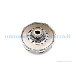 Komplette Kupplungsgruppe 4 Scheiben 7 Federn Flansch-Ø 107 mm Ritzel Z23 für Vespa 200