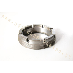 Écrou de blocage du roulement de roue arrière Ø int. 37 mm pour Vespa 125 VNA -  VNB - 150 VBA - VBB - Sprint  - Sprint Veloce - GT - GTR - GL - 180 Rally