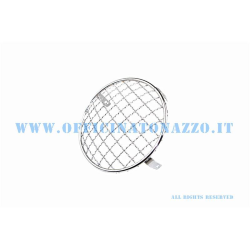 Chrome iron front light guard for Vespa Rally Ø 150mm