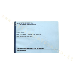 Vespa GS 150-160 parts catalogue for all series and 180SS