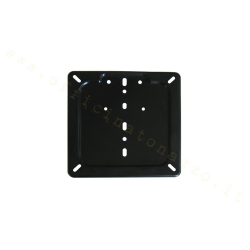 Black iron Vespa licence plate holder for new European plates
