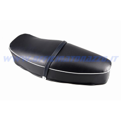 Selle noire à ressorts pour deux personnes sans serrure pour Vespa Sprint - VNB - TS - GL - GT - GTR