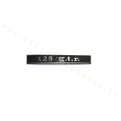 Plaque arrière « 125 GTR »