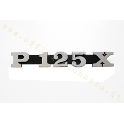 Motorhaubenschild „P 125 X” px von 77 bis 81
