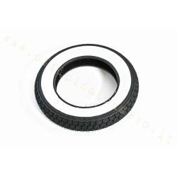 Neumático Continental TT RF WW K62 banda blanca tubeless 3.00 x 10 M/C 50J reforzado