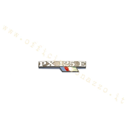 Plaque de capot « PX 125 E » arc-en-ciel avec drapeau
