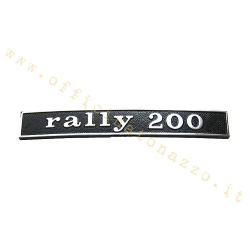 Plaque arrière « Rally 200 » VSE1 10824&gt