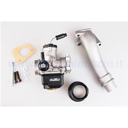 Pinasco PHBL 24 AD rigid valve intake kit with three-hole connection for Vespa PK