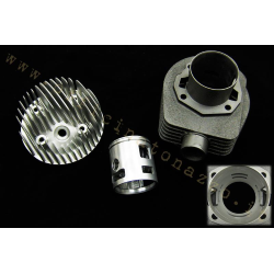 Cilindro Pinasco 177cc GT en fundición de hierro con 2 trasvases y bujía lateral para Vespa GT - GTR - Sprint - GL - VNB - Super - VBB