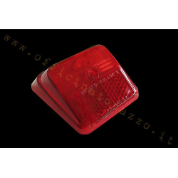Rotes Rücklichtgehäuse für Vespa 50 R 2. Serie
