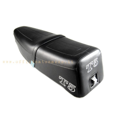 Foam two-seater saddle without lock for Vespa T5