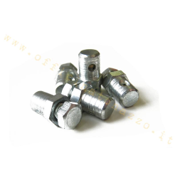 Gearbox/clutch cable clamp with internal pad 1.5x0.7mm