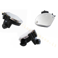 Black light switch with a chrome cover for Vespa 125 years 1948-49