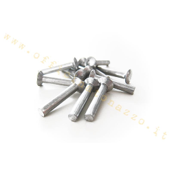 Remache de aluminio para plataforma Ø3,5x23 mm (GRANDE) para fijar puntas de tiras de plataforma Vespa