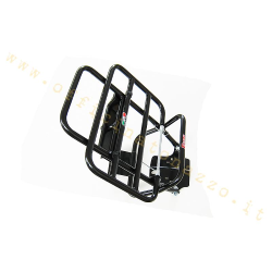 Black Faco rear luggage rack with wheel holder for Vespa 50 - ET3