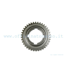 Pignon de 3e vitesse Z38 pour Vespa 180-200 Rally - P200E - PX125E - PX150E de 1981 à 1983