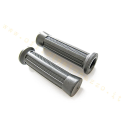 Paire de poignées Ø 24 mm noires pour Vespa PK (réf. d'origine Piaggio 227077)