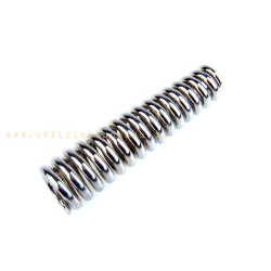 Front shock absorber spring, length 165 mm, chrome-plated, for Vespa VM2T - VN1T/2T - VNB1T&gt