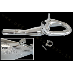 Pinasco chrome expansion silencer for Vespa PX - PE 200