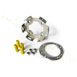 Lightweight DRT bell, balanced with clutch release bearings without rivets for Vespa 50 - Primavera - ET3