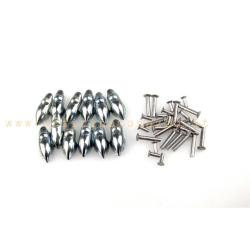 Kit de puntas y remaches para tiras de plataforma para Vespa 50 - Primavera - ET3