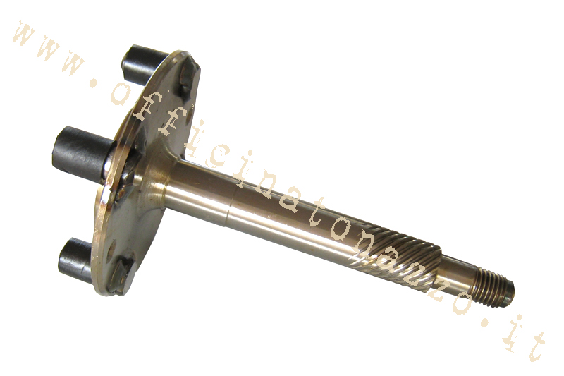 Flangia perno mozzo ruota anteriore con colonnette 8mm per Vespa 98 / V1 - 33 / VM / VN / 150 VL