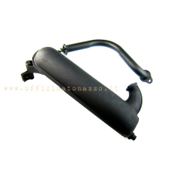 Original black torpedo muffler for Vespa ET3 - Primavera