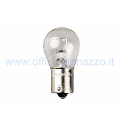Lampe pour Vespa à emboîtement baïonnette, globe 12 V - 21 W blanc à ergots parallèles