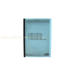 Catálogo de piezas Vespa  50 V5A1 - V5SA1 - V5SS1 - VESPA 90 V9A1 -VESPA 125 VMA1 -VMA2