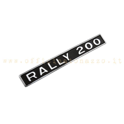 Targhetta posteriore "Rally 200" VSE1T> 10823