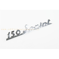 Targhetta posteriore "150 Sprint"(distanza fori 111.00mm)