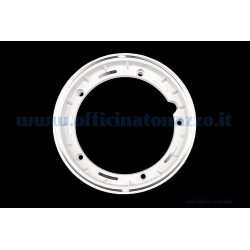 F.A tubeless alloy rim, 2.50x10" white, for Vespa Cosa, adaptable to Vespa PX (valve and nuts included)