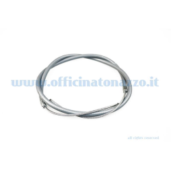 Complete rear brake transmission without eyelet, smooth sheath size 3 x 80