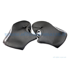 Tucano Urbano handlebar covers in black neoprene