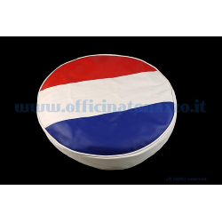 Housse de roue de secours Vespa avec drapeau français pour roue de 8"