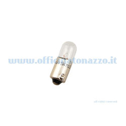 Lampe für Vespa mit Bajonettverschluss, Kugel 6V - 4W, Maße 22x9mm