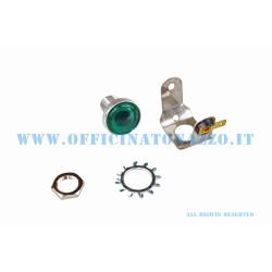 Indicador luminoso verde para manillar Vespa Rally - GT- Sprint - GTR