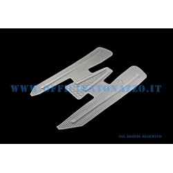 Tapis de plancher en caoutchouc gris pour Vespa 50