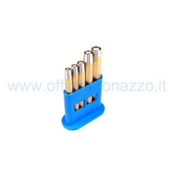Aluminium rivet punches (2-3-4-5-6mm, 5 pieces)