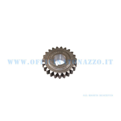 DRT Z 23 pinion meshes with primary Z 72 (ratio 3.15) straight teeth for Vespa 50 - Primavera - ET3