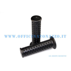 Paar Griffe Ø 24 mm schwarz für Vespa PK 50 HP - V (Originalteil Piaggio 274489)